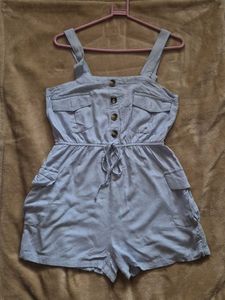 Cute Blue Romper