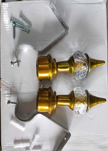 Curtain Pipe Crystal Socket Brackets & Supporters