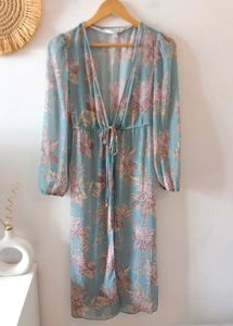 Forever New Floral Lightweight Coverup Dress