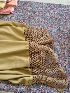 Chiffon Stole...with Crochste Work