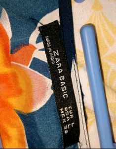 ZARA Ruffled Floral Top