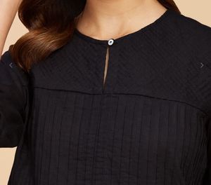 Fabindia Black Cotton Kurta