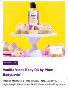 Plum Body Oil - VANILLA VIBES (200 ml)