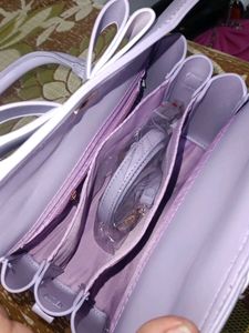 Purple Medium Size Handbag