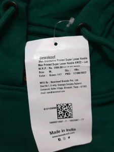 Bewakoof Lost Reality Hoodie with Double Piece Sleeve