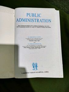 Public Administration Book - Exam Prep!