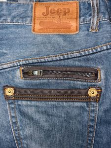 JEEP Embroidered Denim Jeans