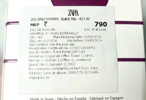 10 ML SAMPLE OF ZARA GARDENIA BLOOM 02 PERFUME