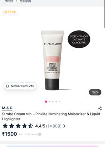 MAC Strobe Cream PINK LITE Combo