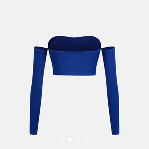 Stylish Blue Tube Top