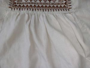 White Embroidered Dress