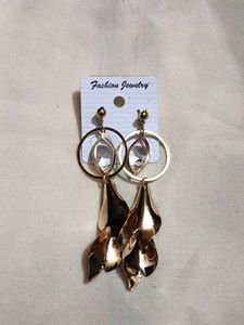 Elegant Gold Tone Drop Earrings Combo
