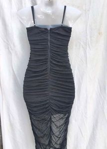 I. Black Bodycon Mini Dress