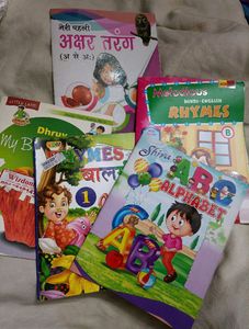 5 Kids Books Rhyme Alphabet story english hindi