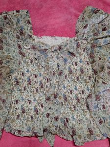 Square Shape Crop Top