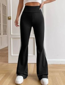 Black Flared Gym Pants
