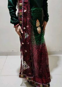 Beautiful Ready Made Net Saree 👌👌