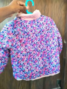 Floral Girls&#39; Jacket