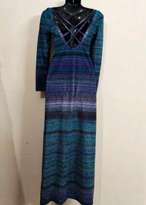 Statement Shimmery Evening Gown