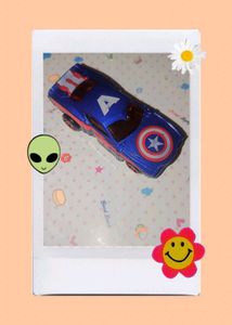 Captain America Branded Toy Car 💙