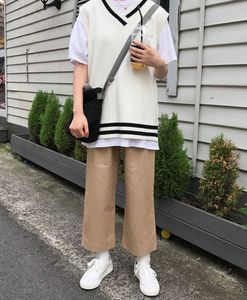 Trendy Knit Unisex Vest korean