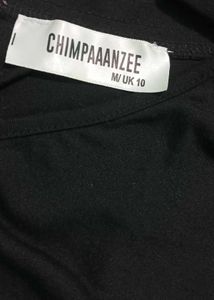 A-line Black Bell Sleeve Top