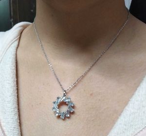 Silver Necklace And Ring Set