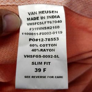 Van Huesen Coral Pattern Shirt 38