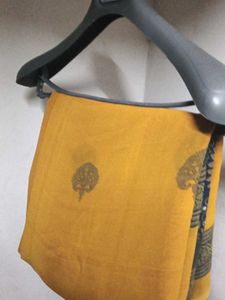 Elegant Yellow Saree