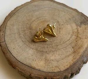 Heart Gold Studs