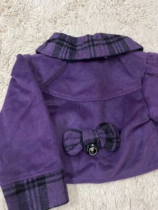 Cute Purple Girls Jacket