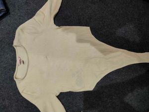 Cream Bodysuit - Casual Style