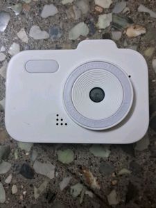 White Compact Digital Camera - Kids &amp; Travel