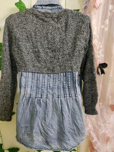 Layered-Look Sweater