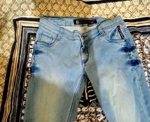 Lught Blue Girls Jeans