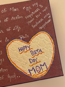 Handmade Birthday Card For Mom