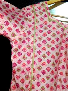 New Pink Printed Kurta💞