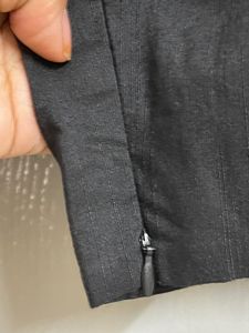 Cotton Black Blouse Sized 38