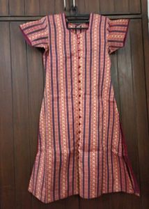 Purple Striped Suit Set