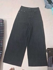 Wide Leg Denim Pants