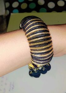 Black And Golden Bracelet
