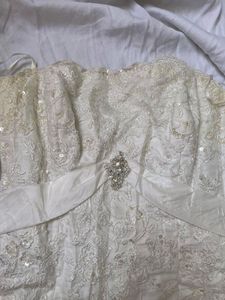 Vintage White Lace Corset