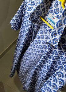 Cotton Slim Fit Printed Half Shirt