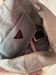 Guess Denim Tote Bag