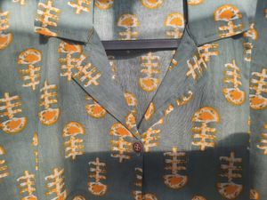 COTTON HANDBLOCK PRINT SHIRT