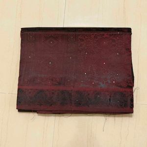 Elegant Maroon Saree
