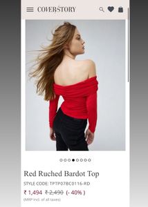 Cover/story Top In Red❤️