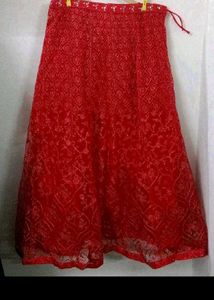 Red Embellished Lehenga Choli