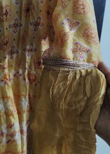 full length flared ethnic dress