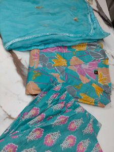 Brand New 💯 Soft Pure Cambric Cotton Suit